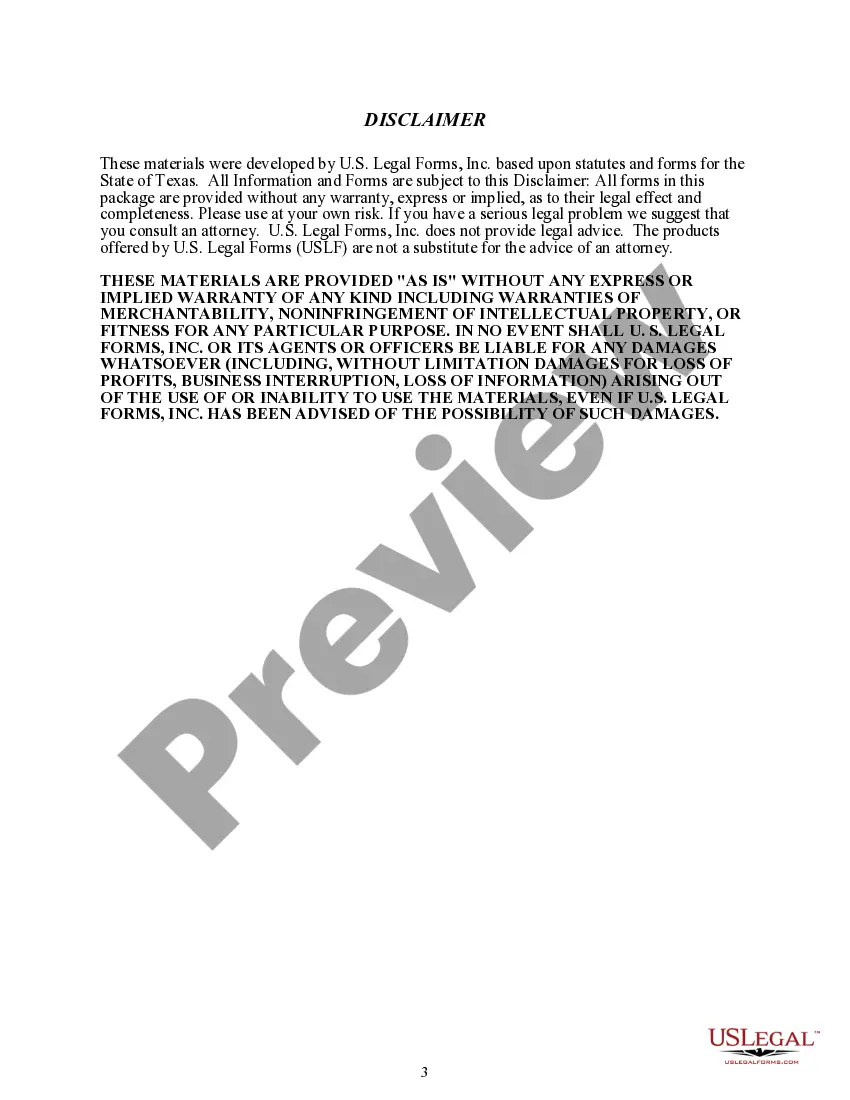 Preview Renunciation And Disclaimer of Property - Community Property Interest