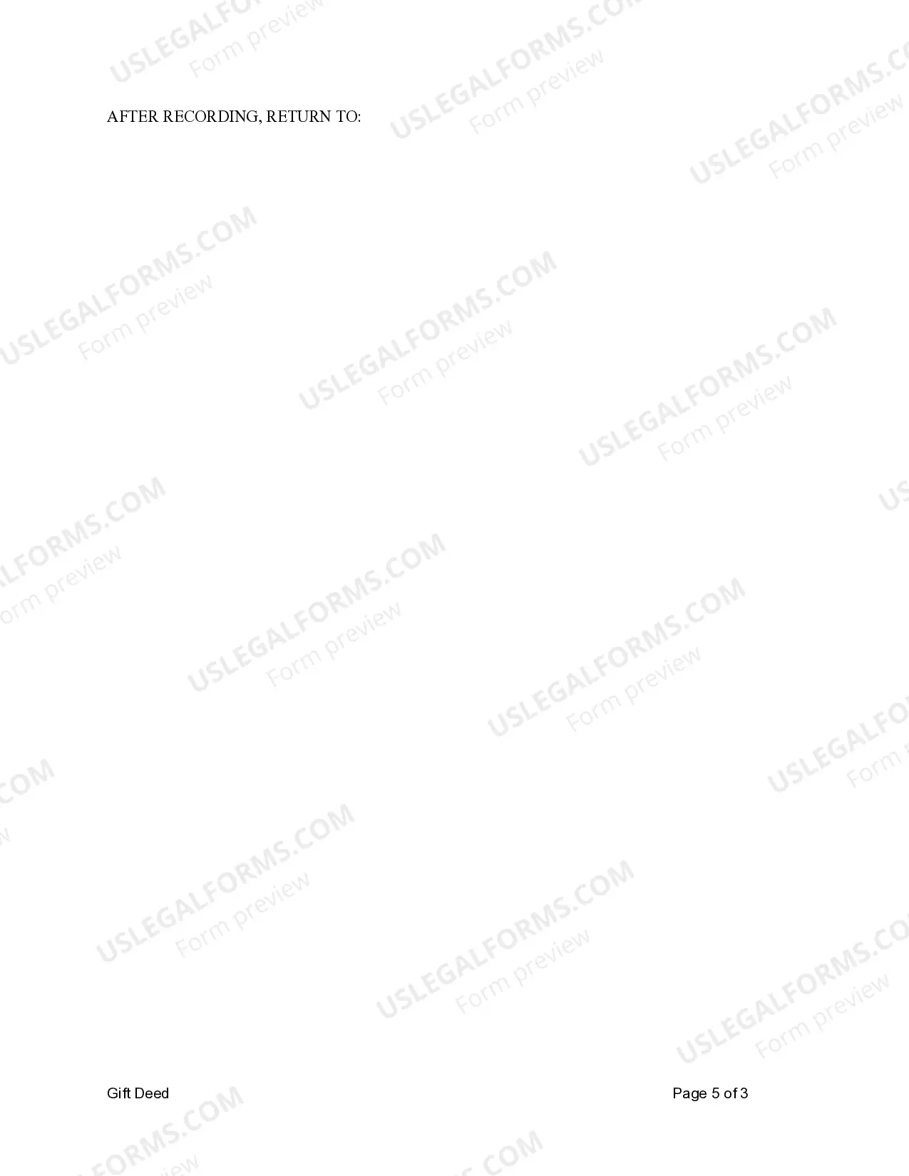 Preview Gift Deed - Two Individuals to One Individual