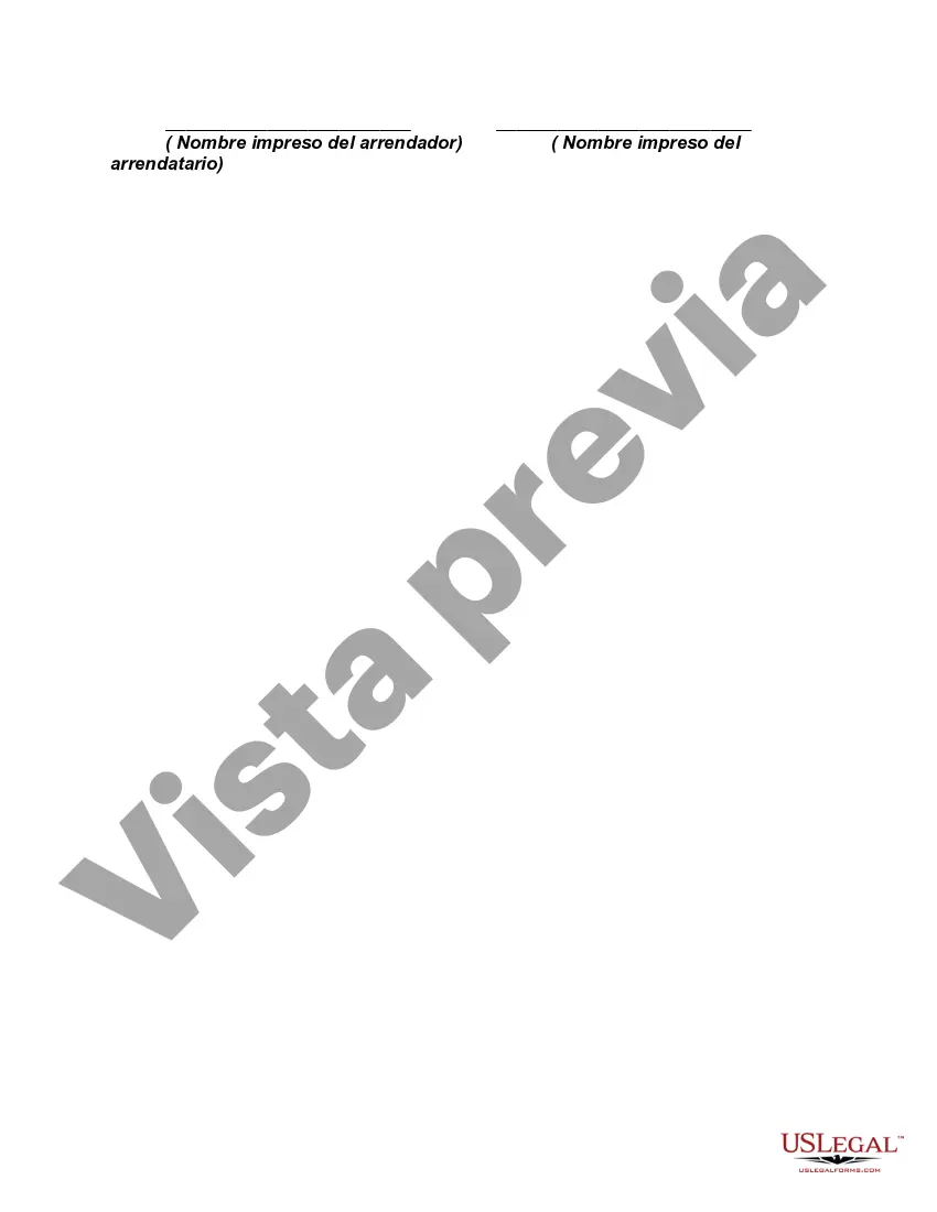 Preview Acuerdo de renuncia, liberación de responsabilidad y exención de responsabilidad del arrendatario a favor del arrendador