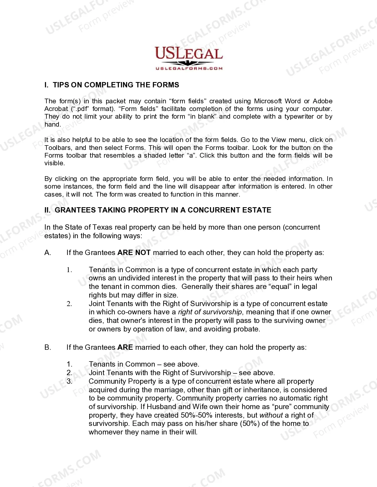 Preview Warranty Deed - One Individual to Two Individuals