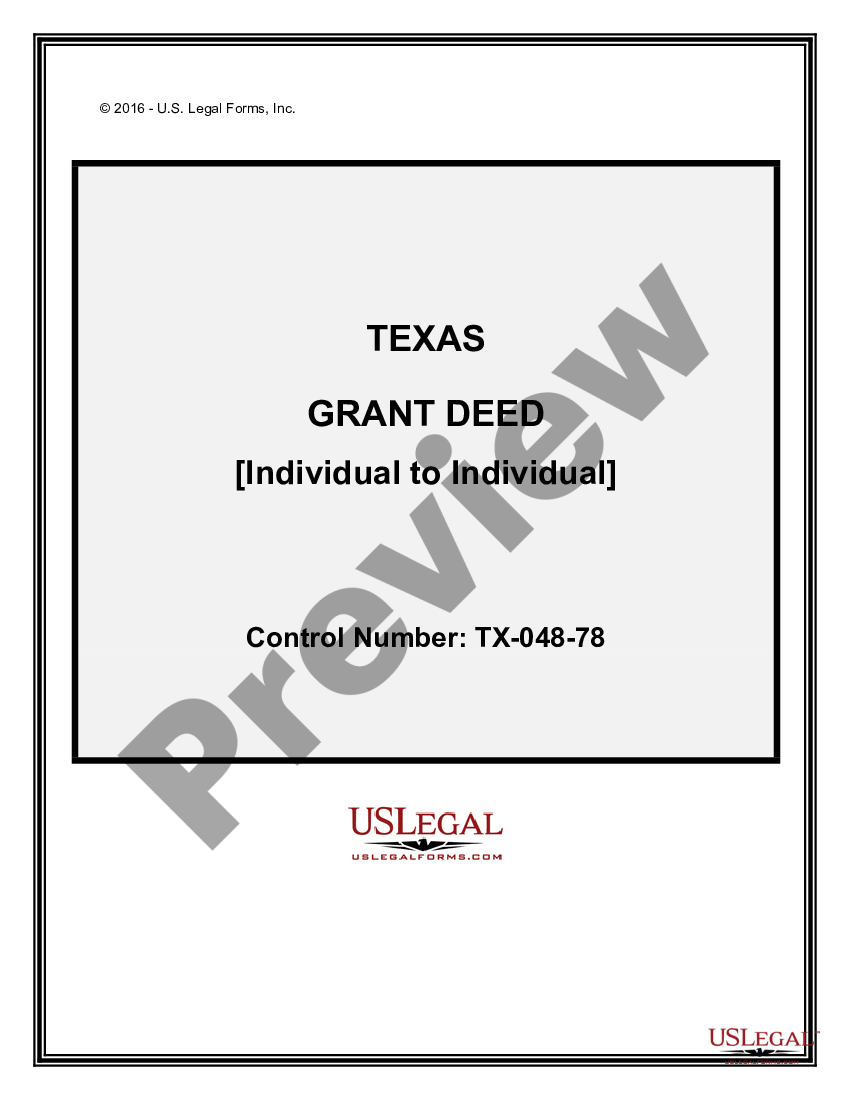 Grant Deed Texas With Right Of Survivorship Form Us Legal Forms 2625