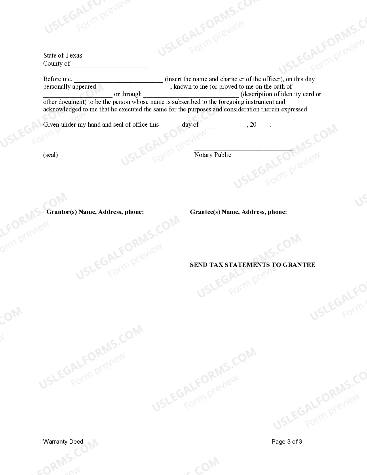Preview Warranty Deed from two Individuals to Corporation