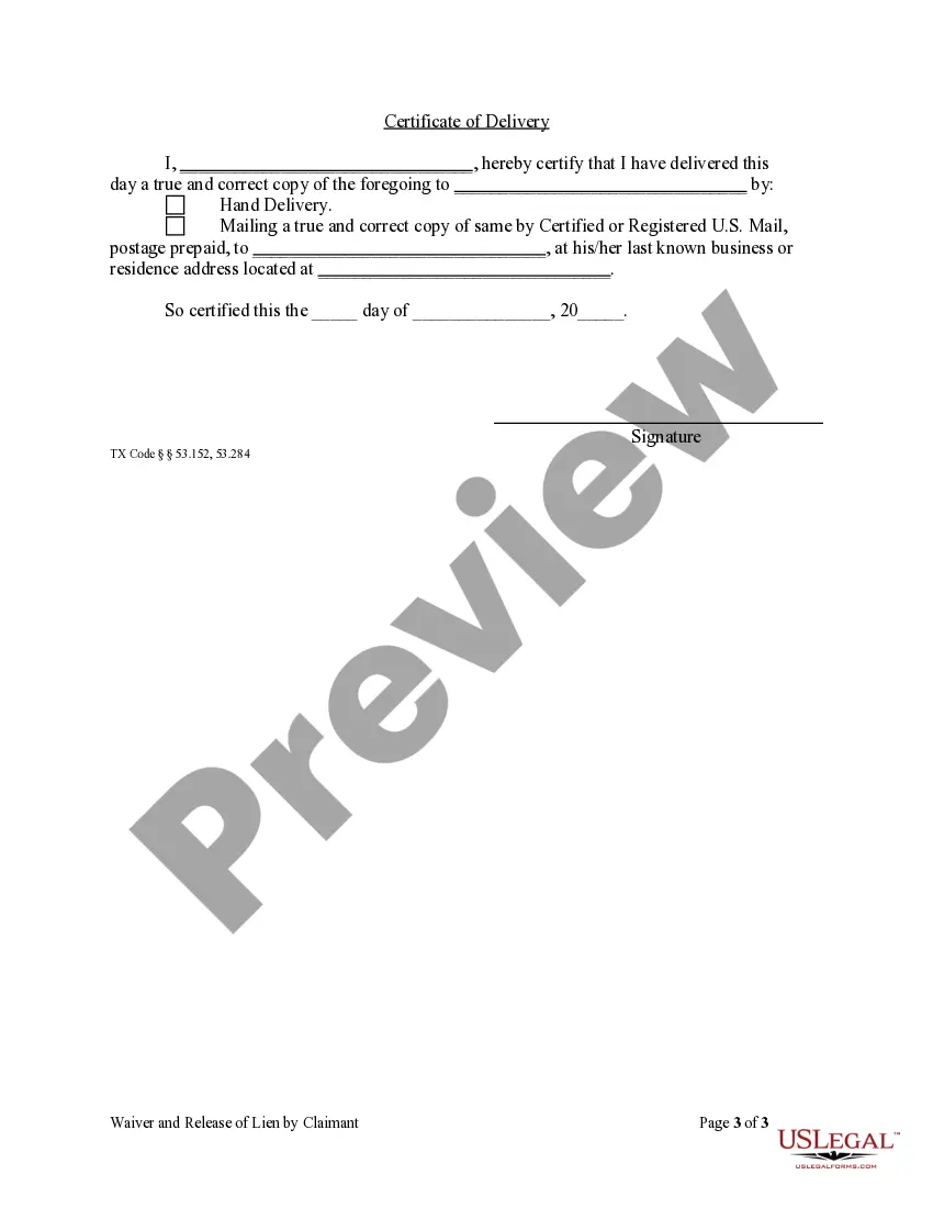 Preview Unconditional Waiver and Release of Lien on Progress Payment by an Individual Claimaint