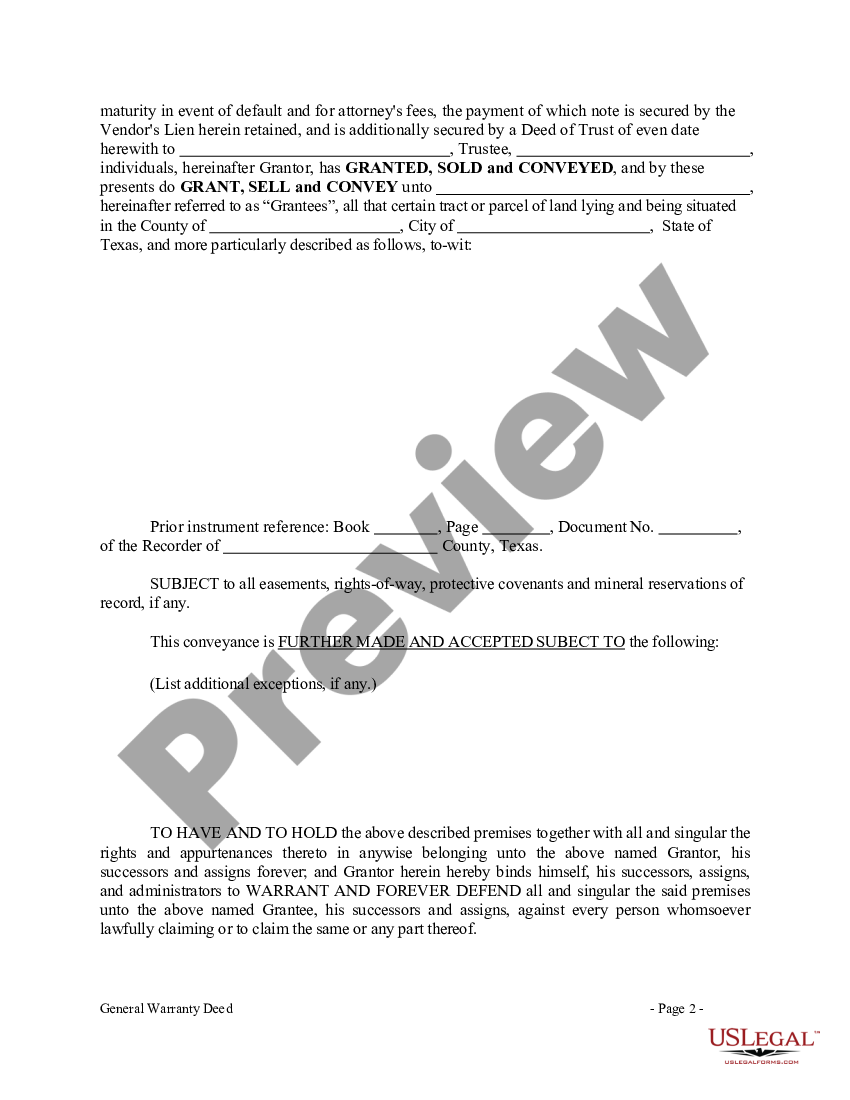 texas-general-warranty-deed-with-vendor-s-lien-individual-to