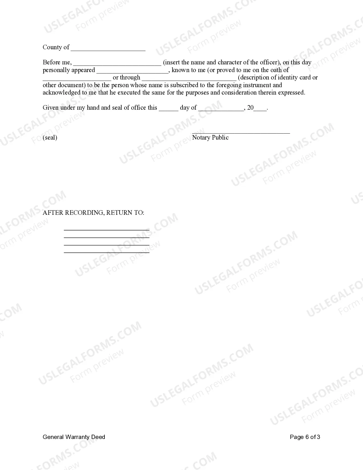 Preview General Warranty Deed - Two Individuals to an Individual and a LLC