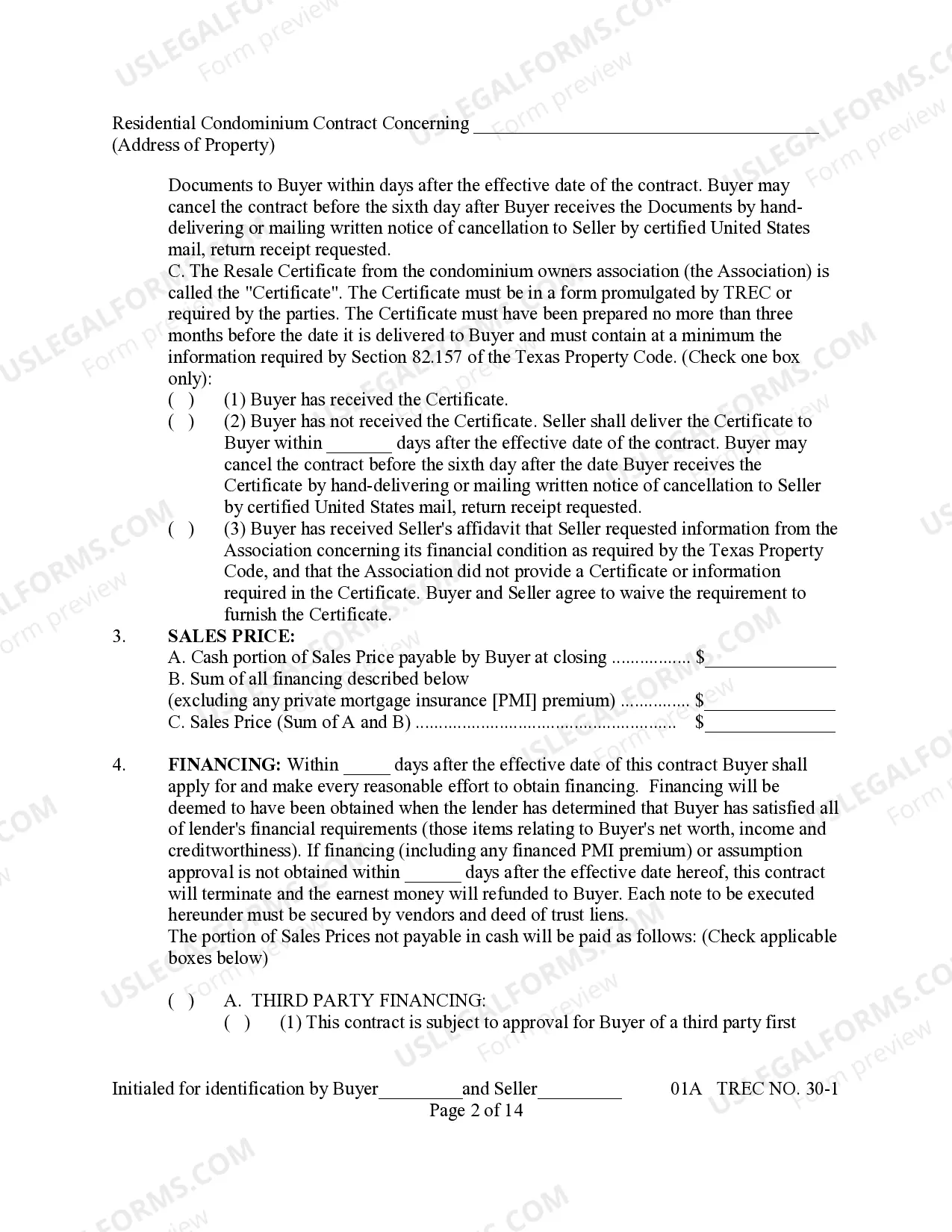 Preview Conventional or Seller Financing