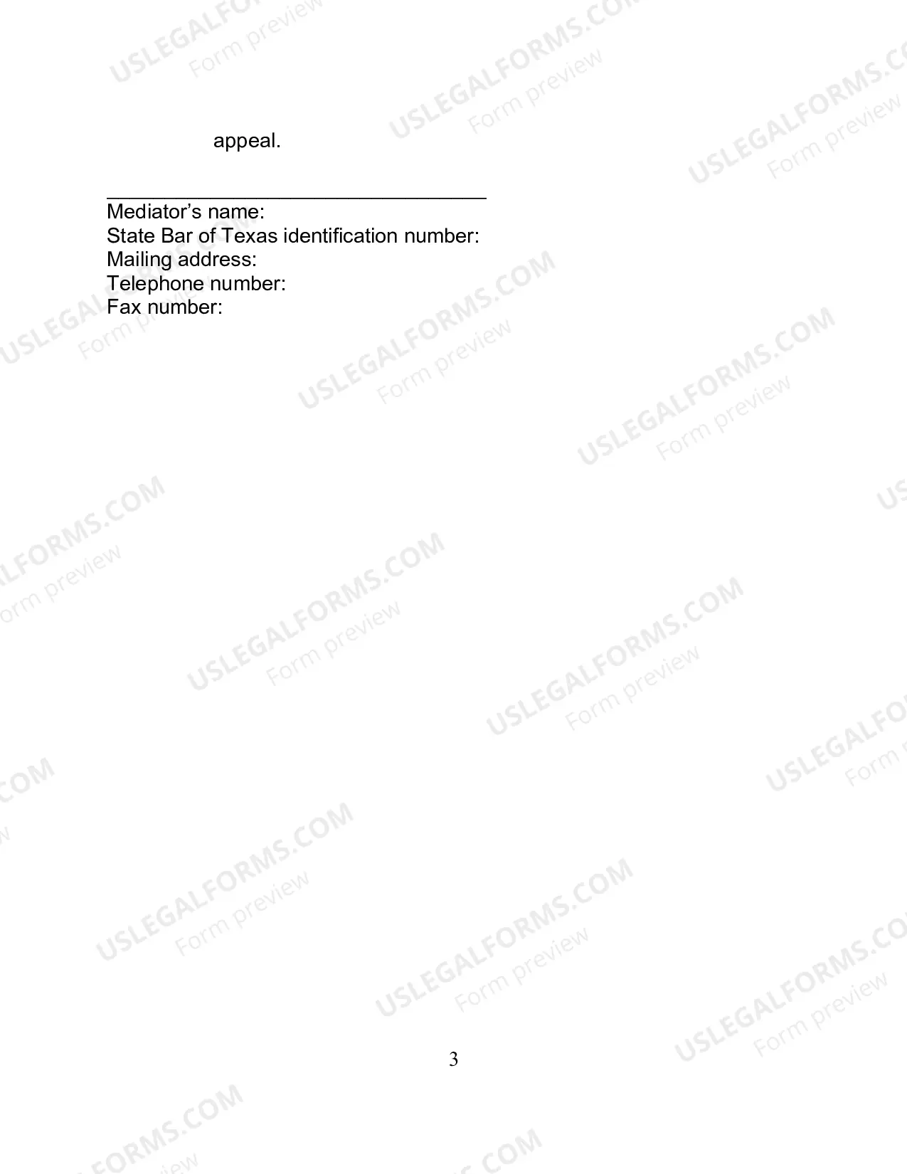 Preview Mediators Report