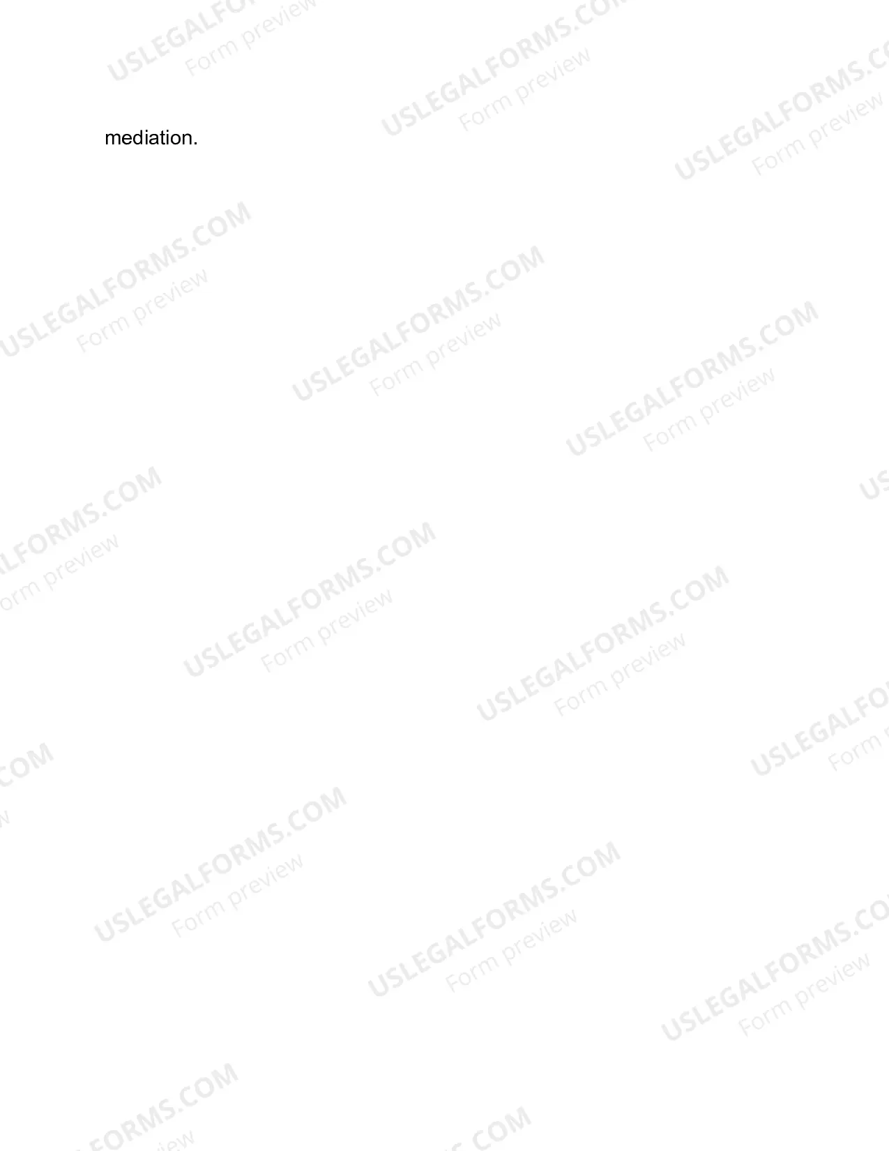 Preview Notification To Mediator