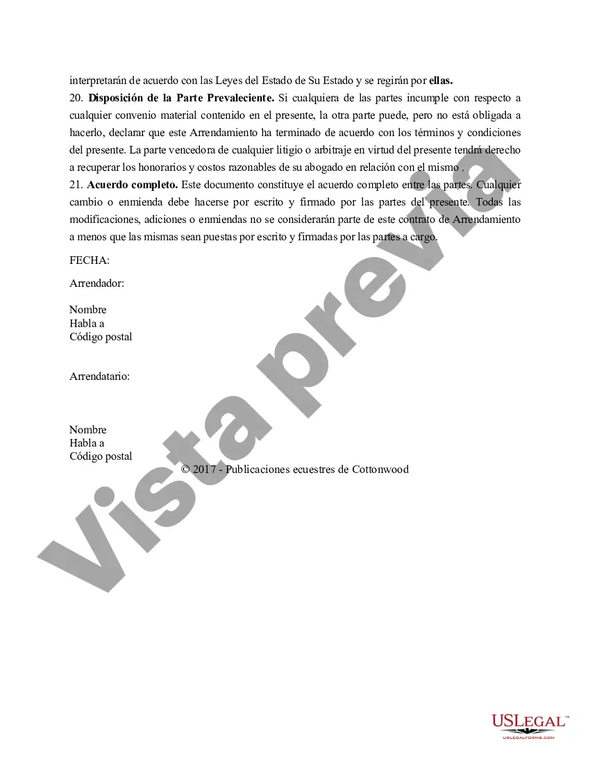 Preview Contrato de arrendamiento de caballos de alto rendimiento