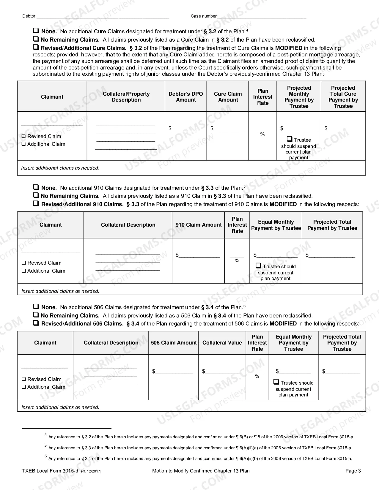 Preview Chapter 13 Motion to Modify Confirmed Chapter 13 Plan