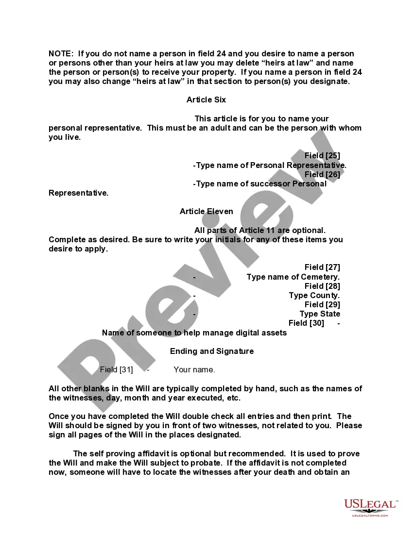 Preview Mutual Wills Containing Last Will and Testaments for Man and Woman Living Together Not Married With No Children