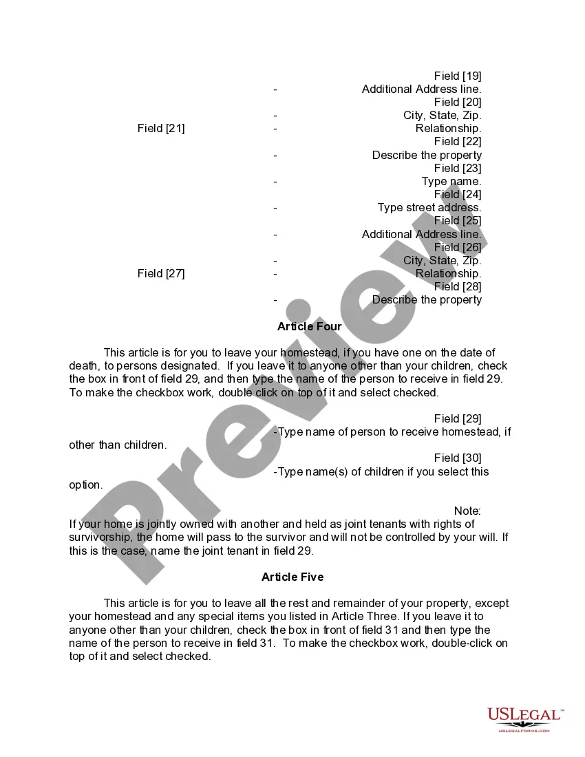 Preview Mutual Wills Package of Last Wills and Testaments for Man and Woman Living Together Not Married With Adult Children