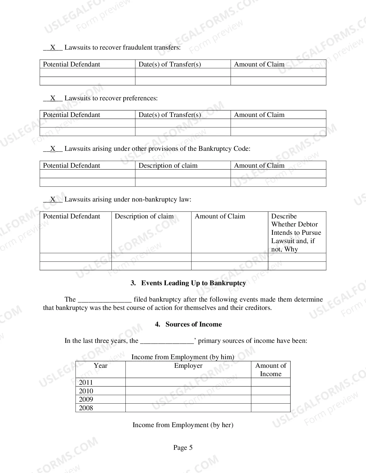 Preview Model Individual Chapter 11 Plan (modified 03/18/2016)