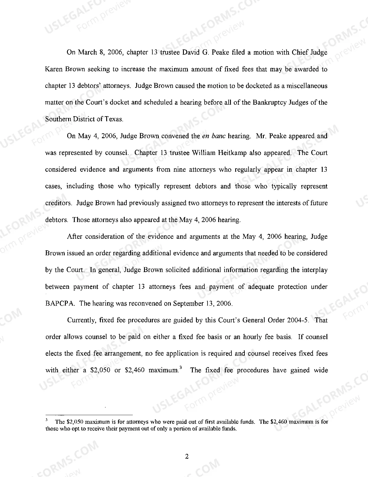 Preview Fee Applications for Debtors' Attorney