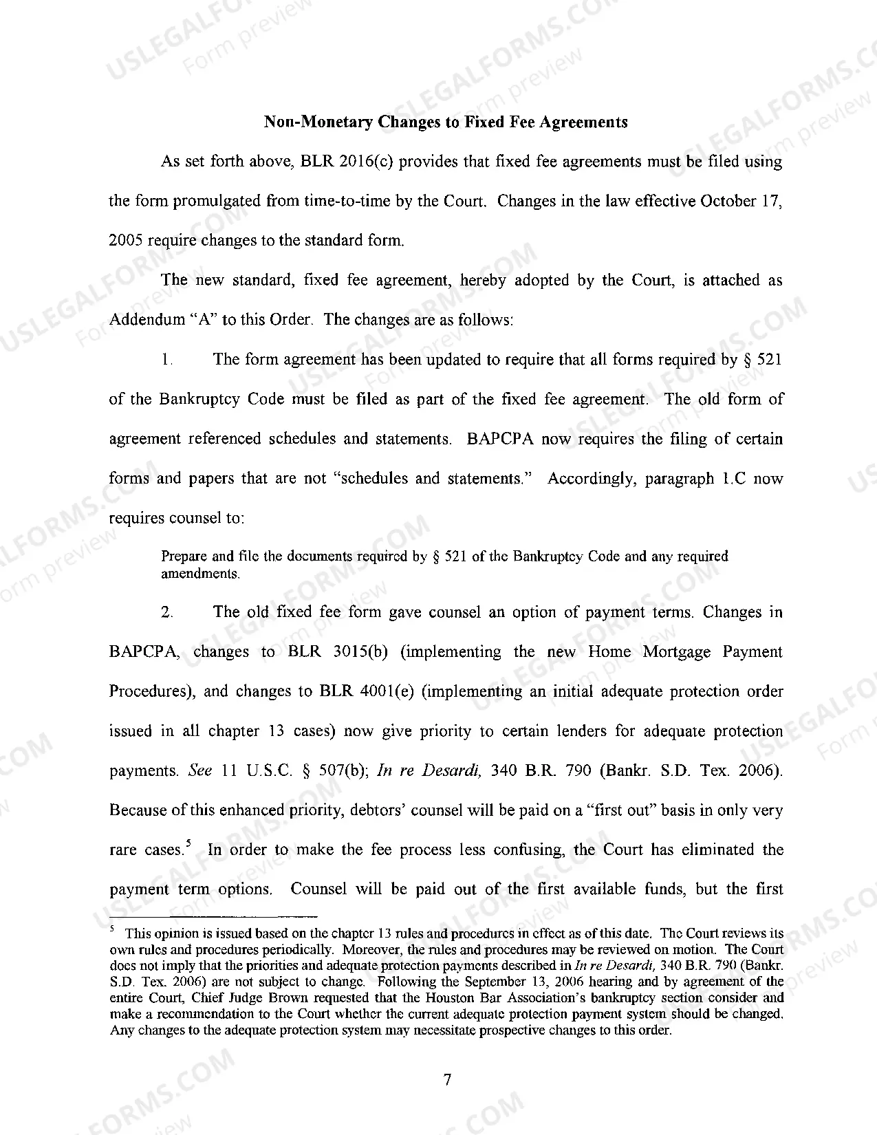 Preview Fee Applications for Debtors' Attorney