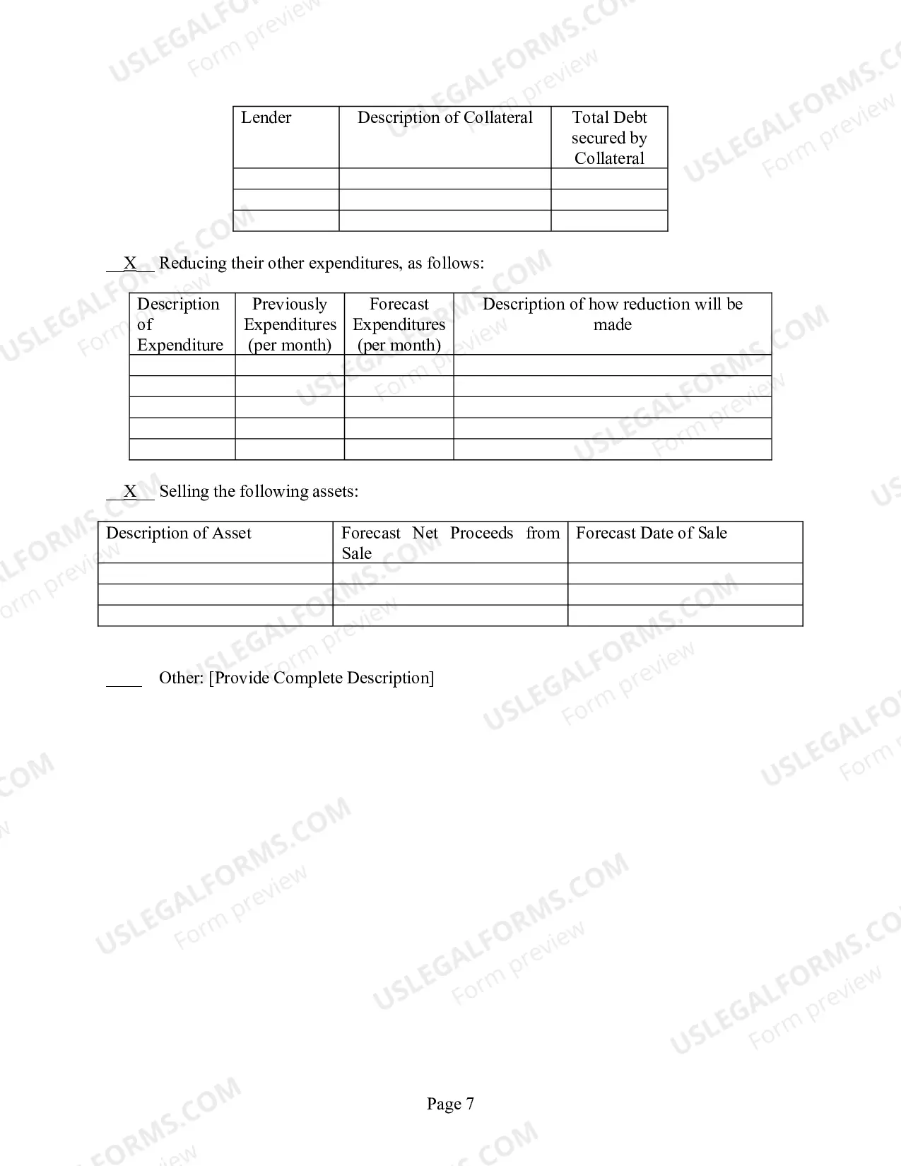 Preview Model Individual Chapter 11 Plan