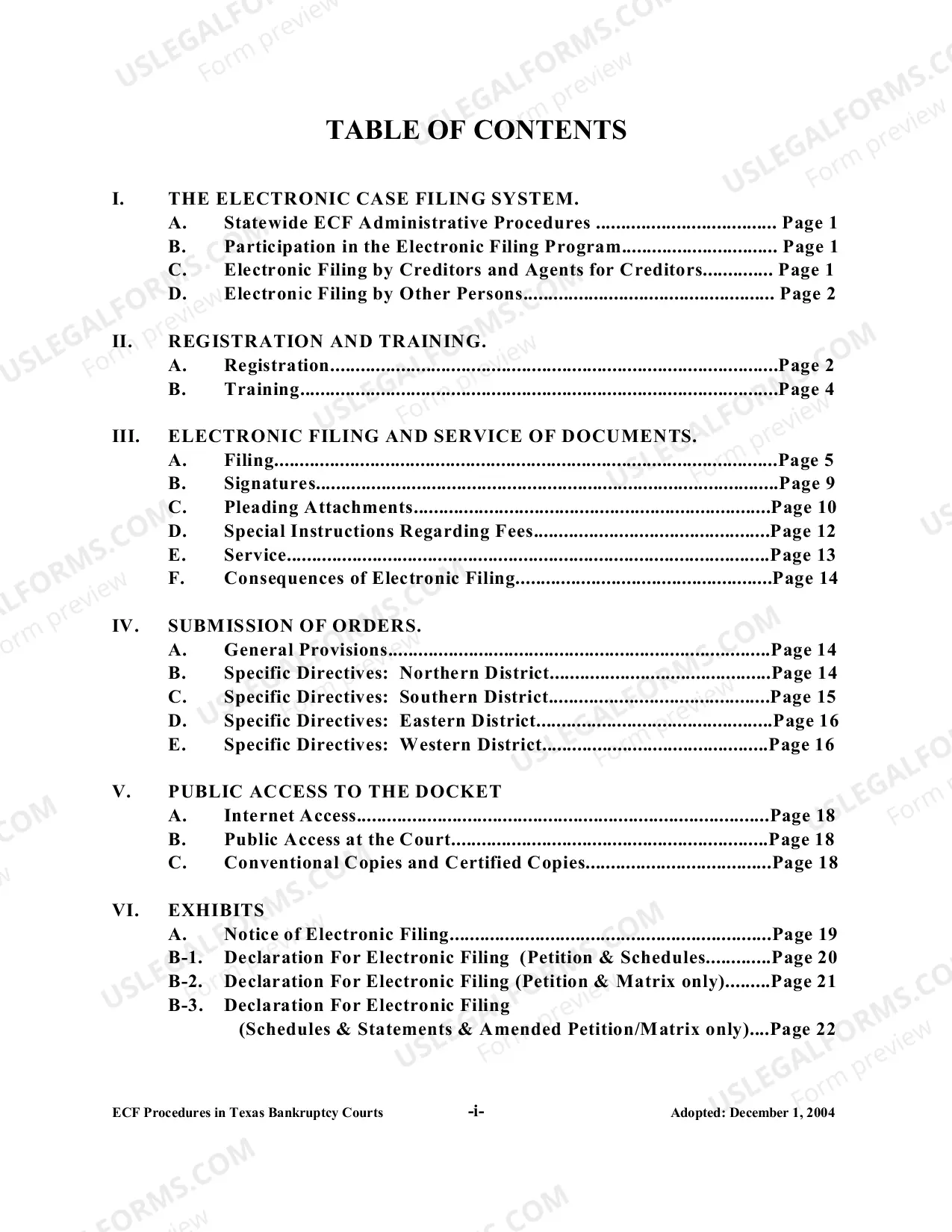 Preview Administrative Procedures for the Filing, Signing, and Verifying of Documents by Electronic Means in Texas Bankruptcy Courts