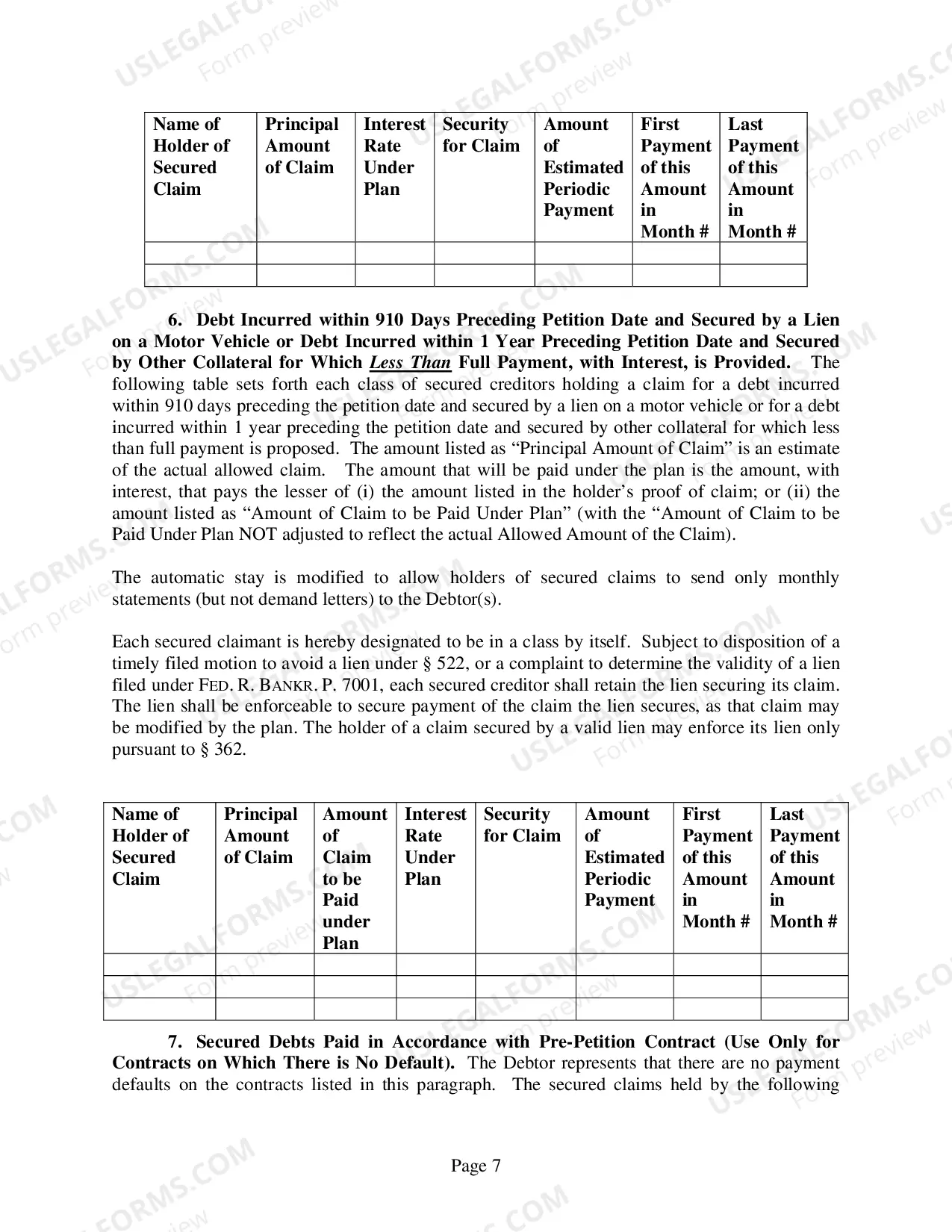 Preview Plan