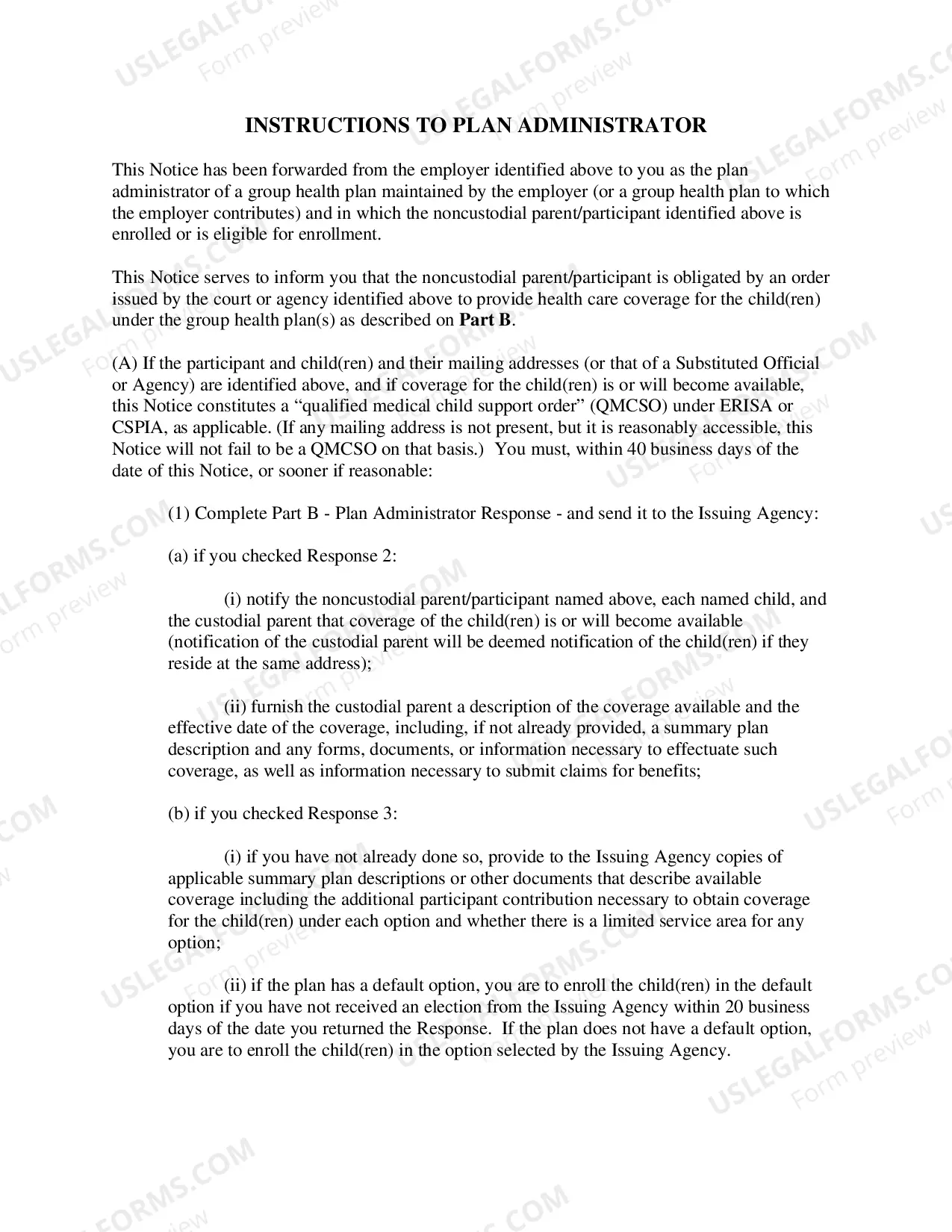 Preview Notice to Withhold For Health Care Coverage