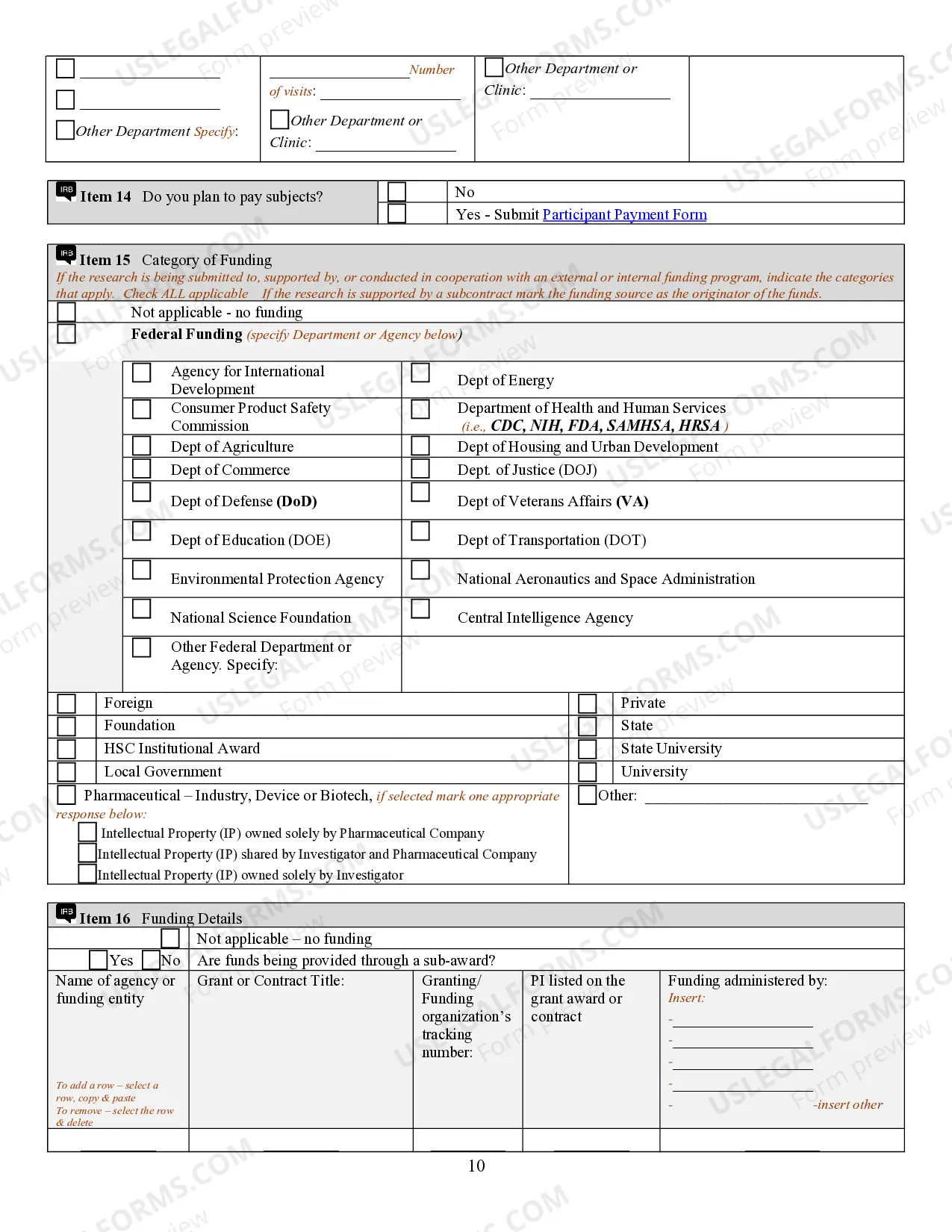Preview Institutional Research Application - Texas