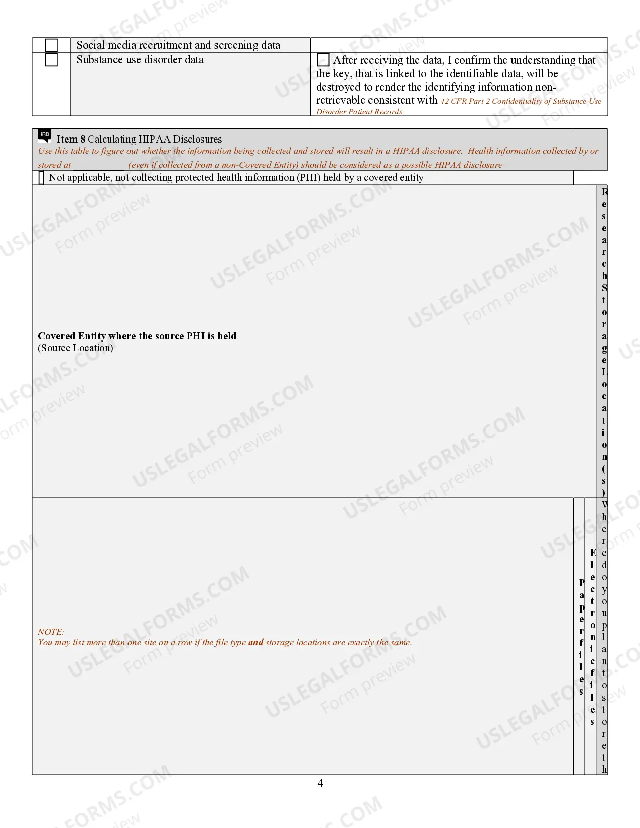 Preview Institutional Research Application - Texas