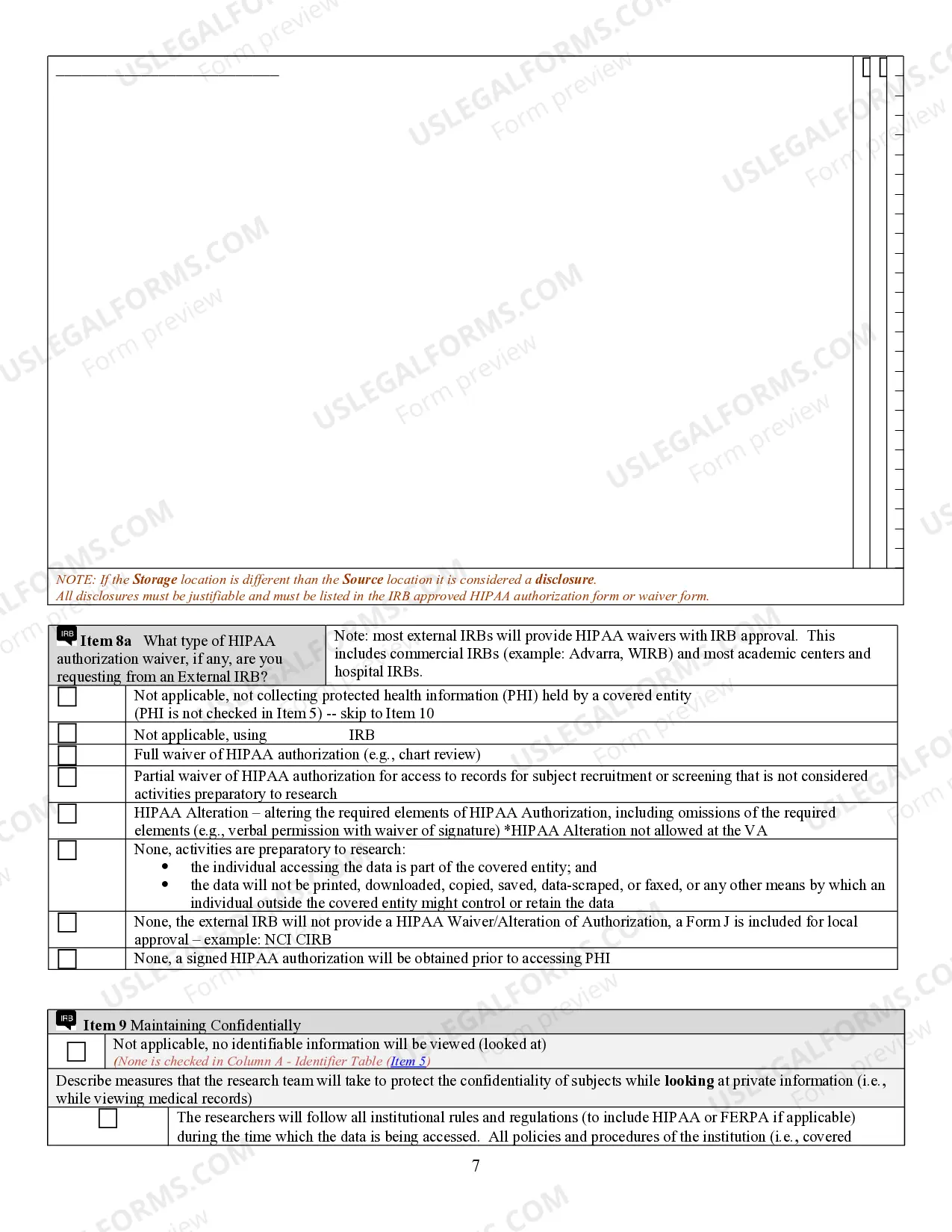 Preview Institutional Research Application - Texas