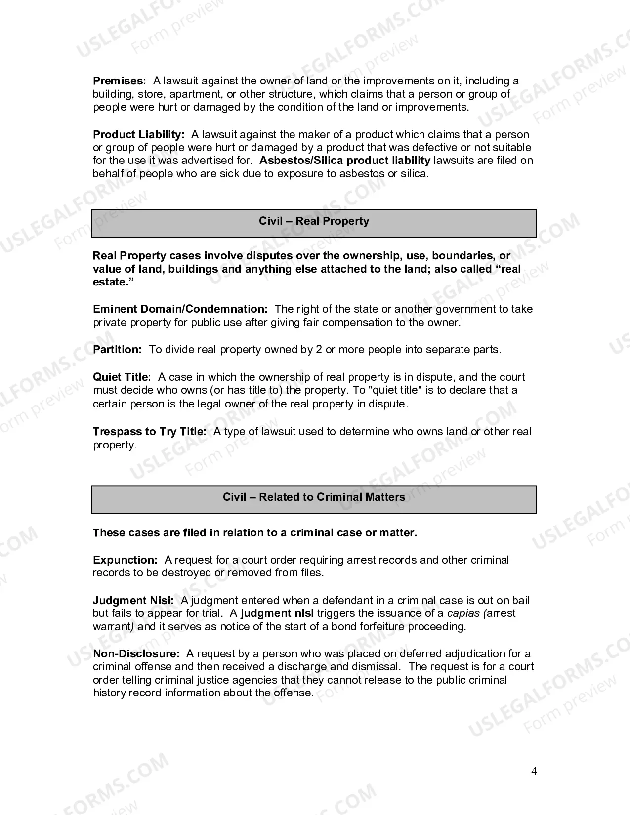 Preview Supplemental Instructions for Self-Represented Litigants