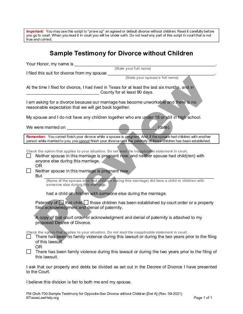 texas-sample-testimony-for-divorce-without-children-sample-testimony