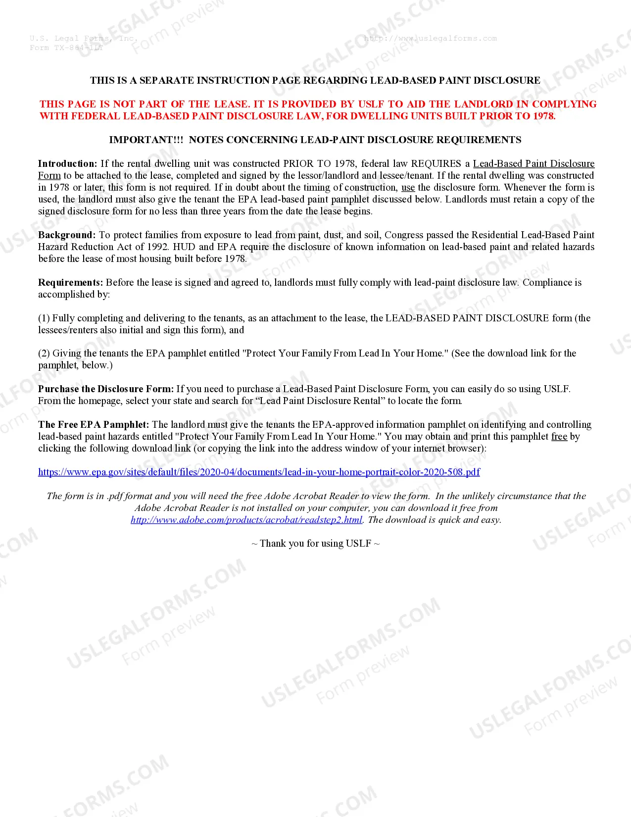 Preview Residential Lease or Rental Agreement for Month to Month