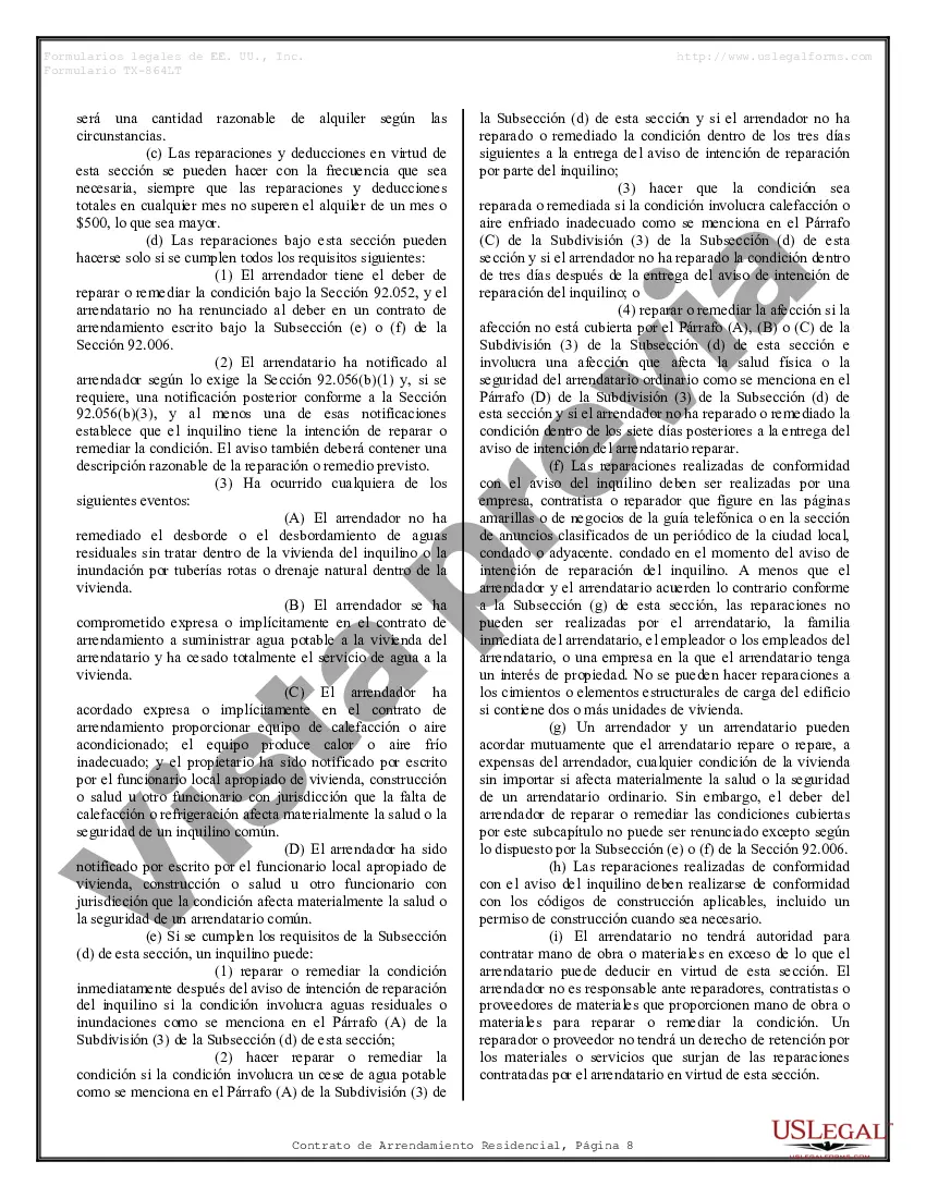 Preview Contrato de arrendamiento de alquiler residencial