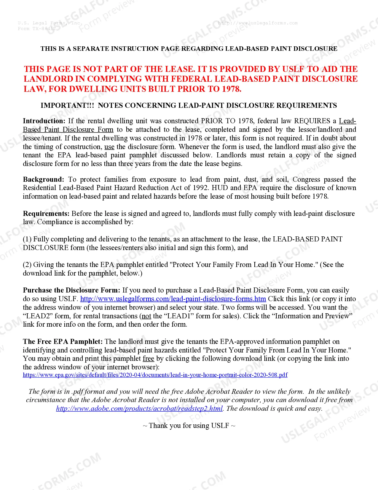 Preview Residential Rental Lease Agreement