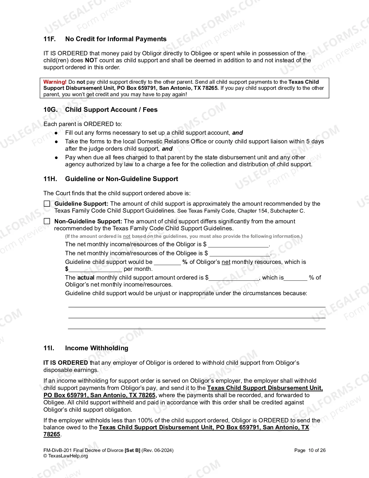 Preview Final Decree of Divorce - with children