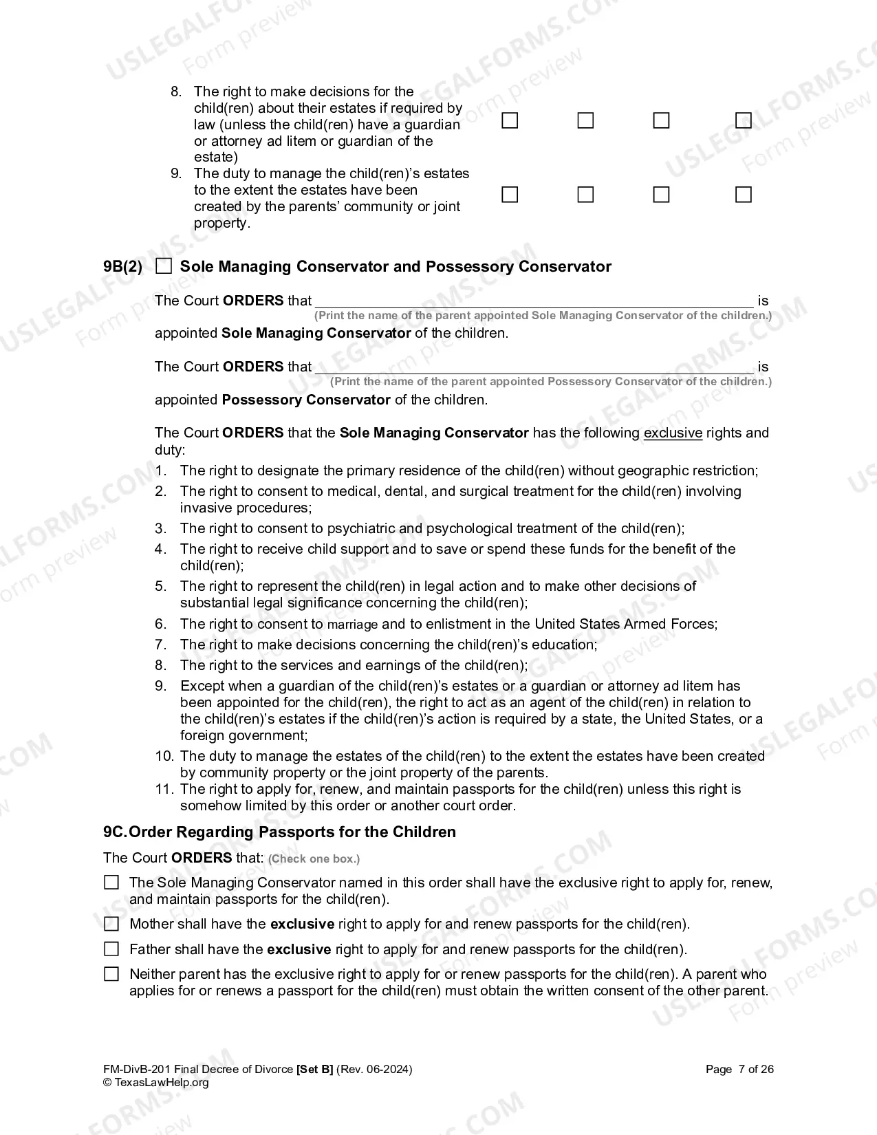 Preview Final Decree of Divorce - with children