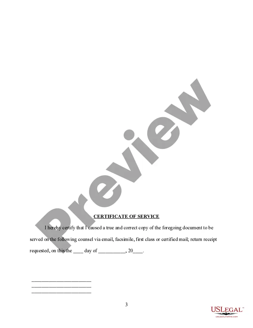 Preview Notice of Hearing on Temporary Orders