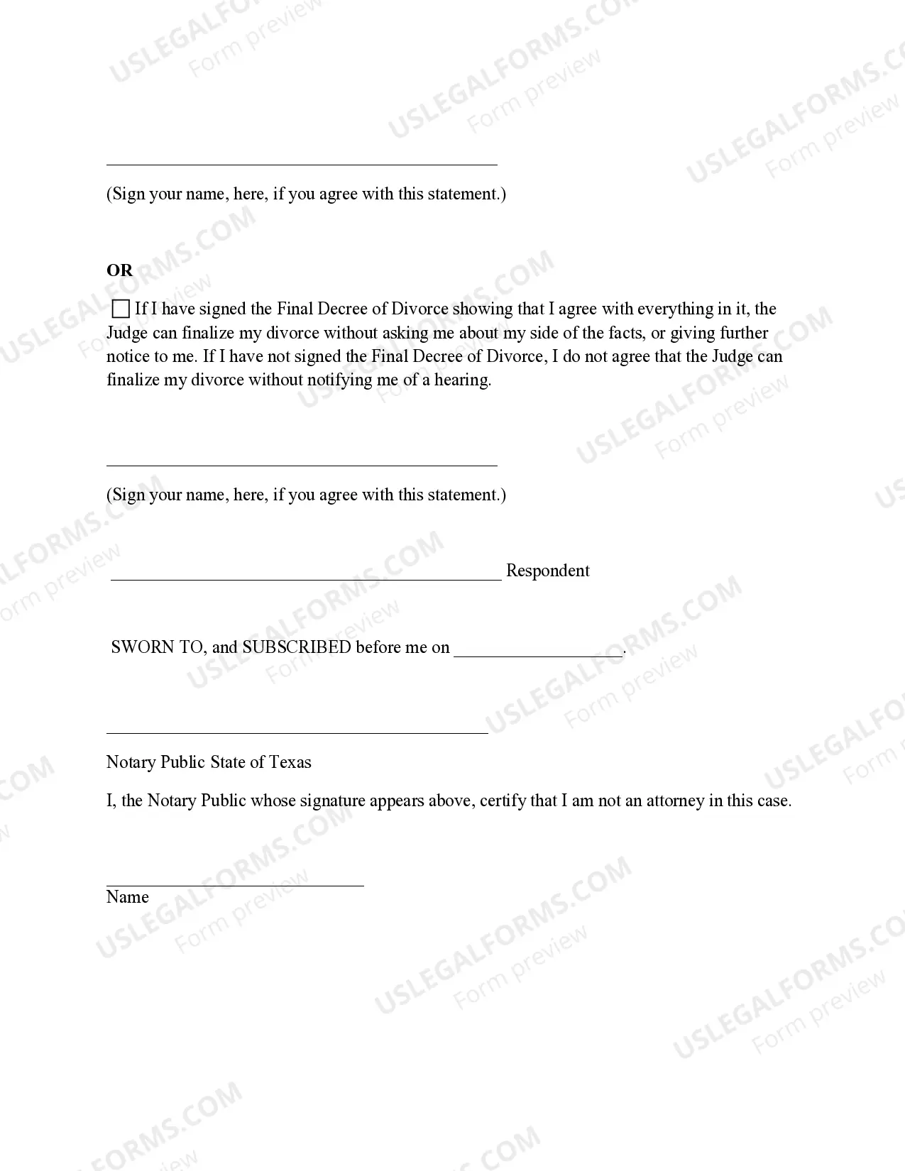 Preview Waiver of Citation