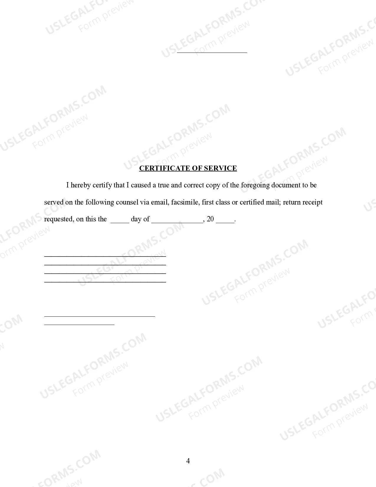 Preview Counterclaim for Divorce