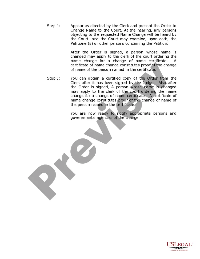 Get Texas Name Change Instructions and Forms Package for an Adult Preview Texas Name Change Instructions and Forms Package for an Adult