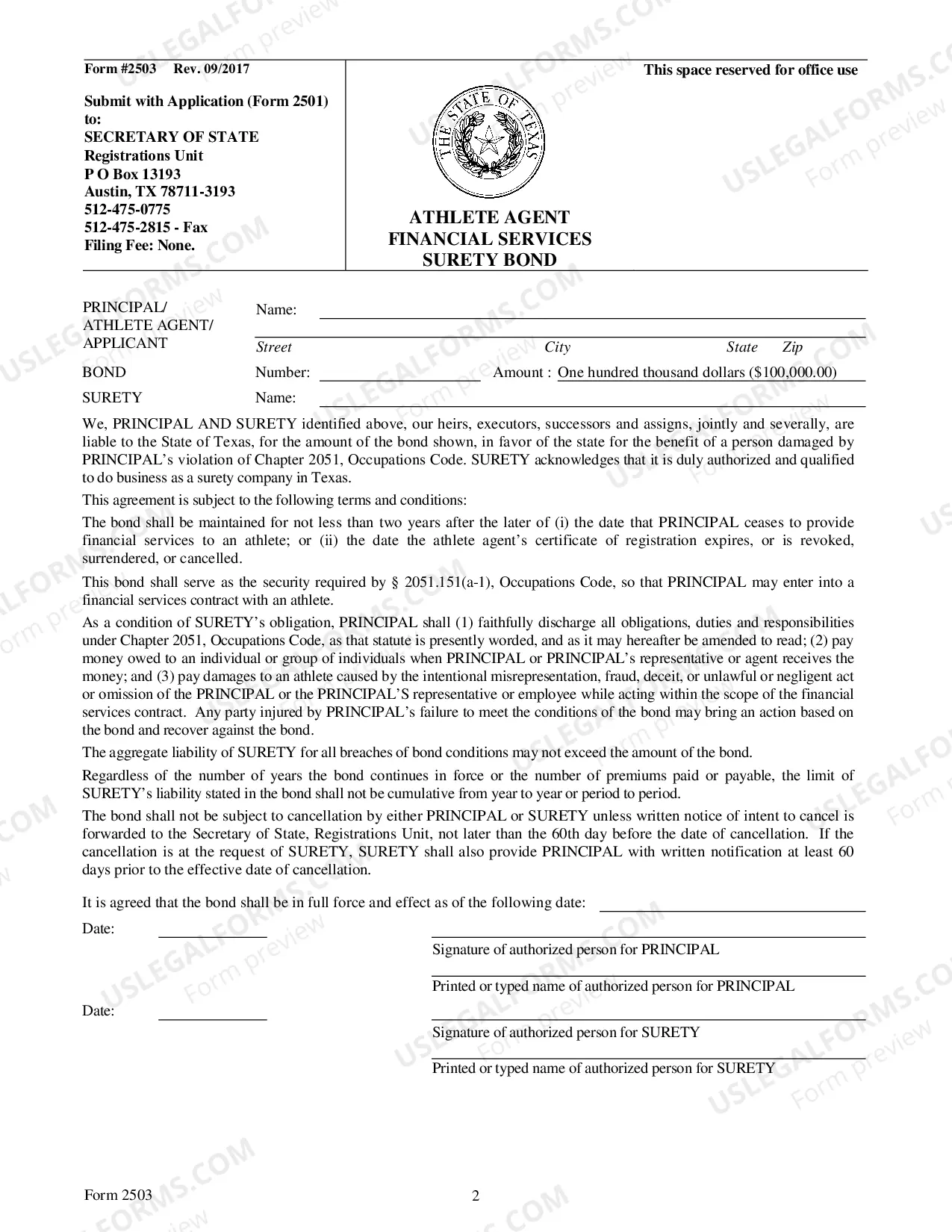 Preview Application For Registration As An Athlete Agent
