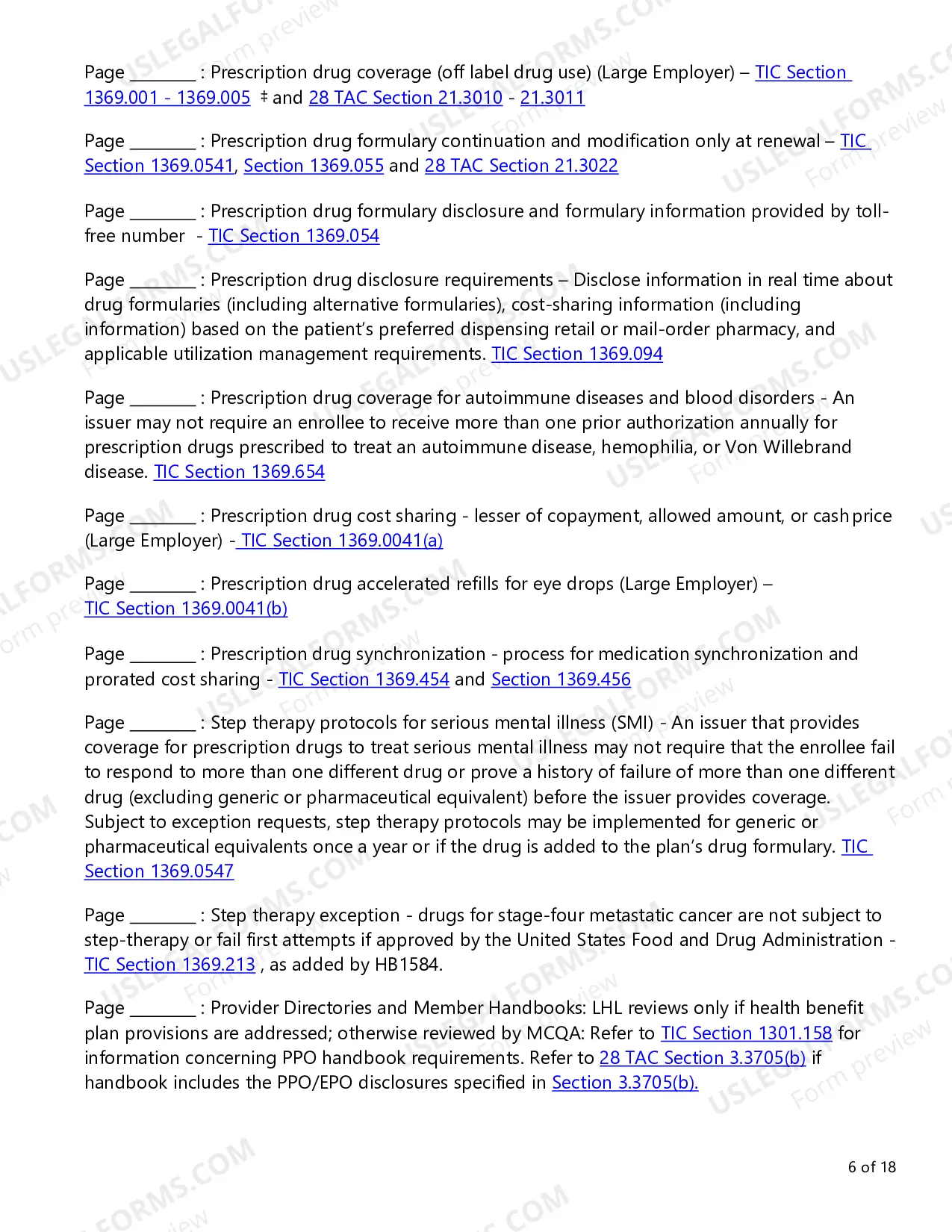 Preview Group Health Large and Small Employer Requirements Checklist