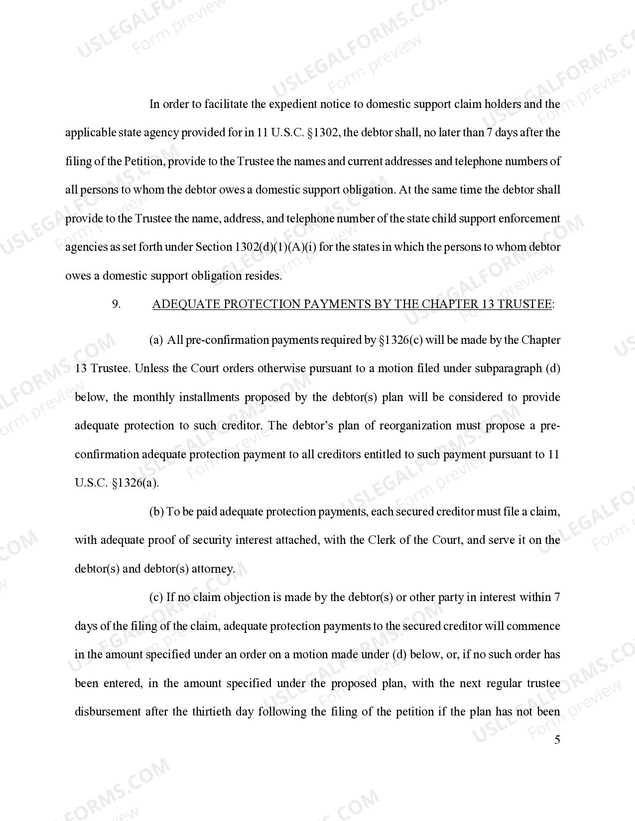 Preview Debtor(s) Chapter 13 Plan (Austin)