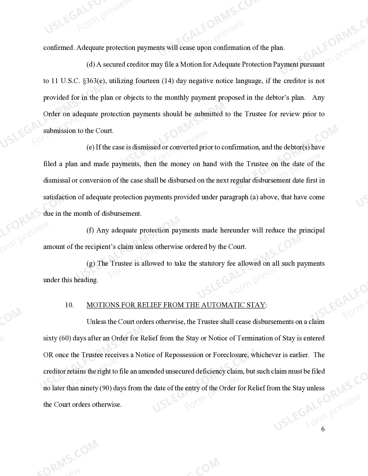 Preview Debtor(s) Chapter 13 Plan (Austin)