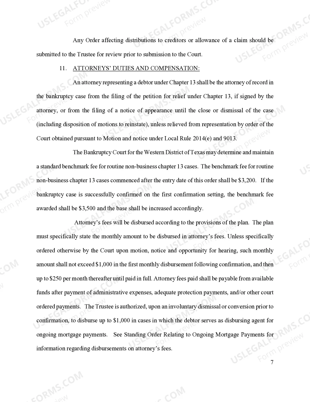 Preview Debtor(s) Chapter 13 Plan (Austin)