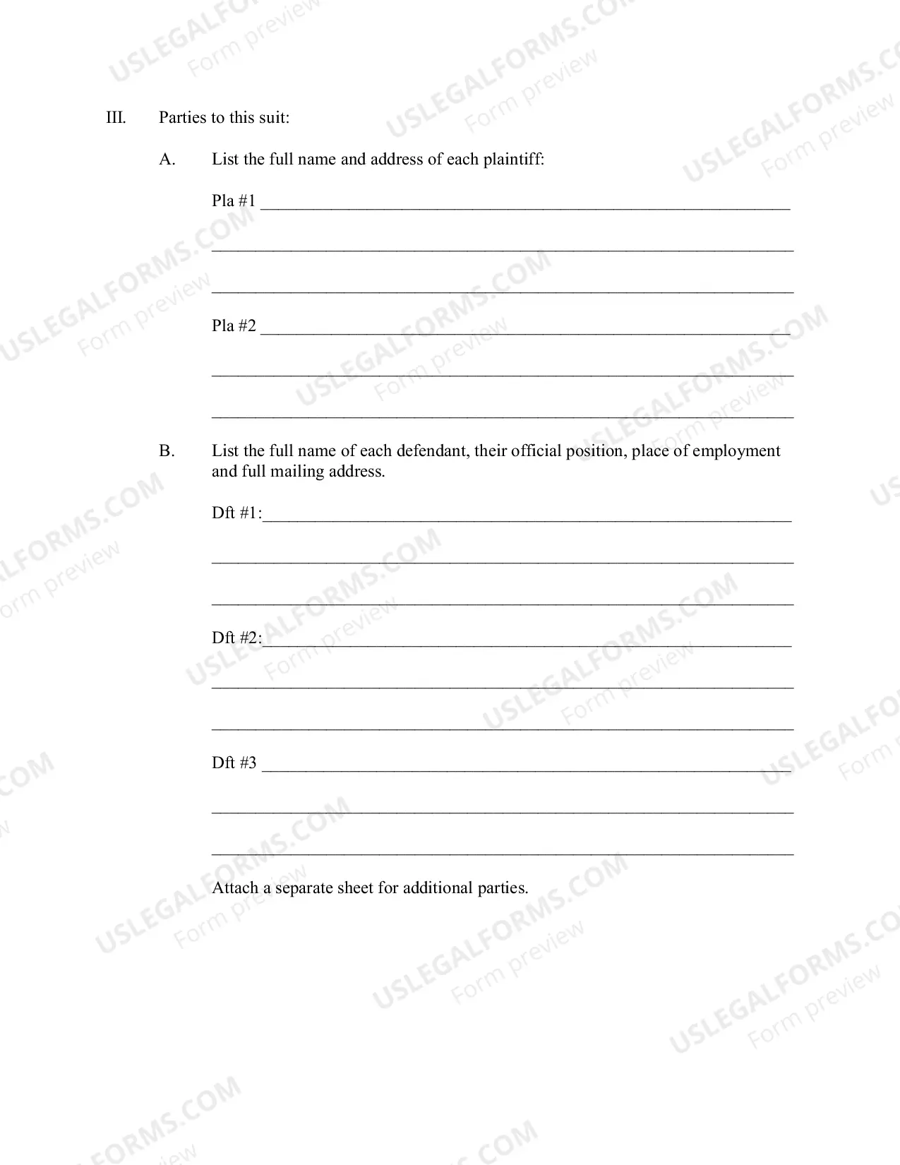 Preview Complaint
