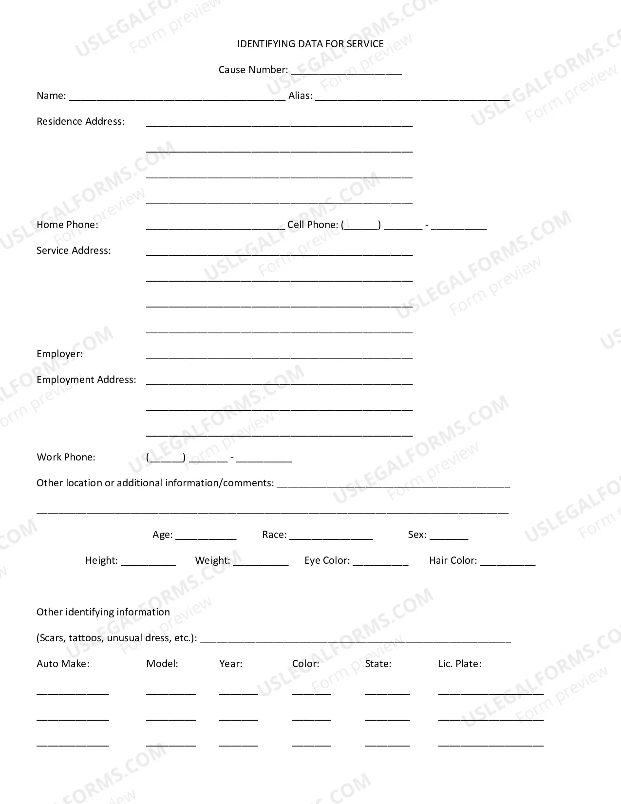 Preview Issuance of Process Instructions
