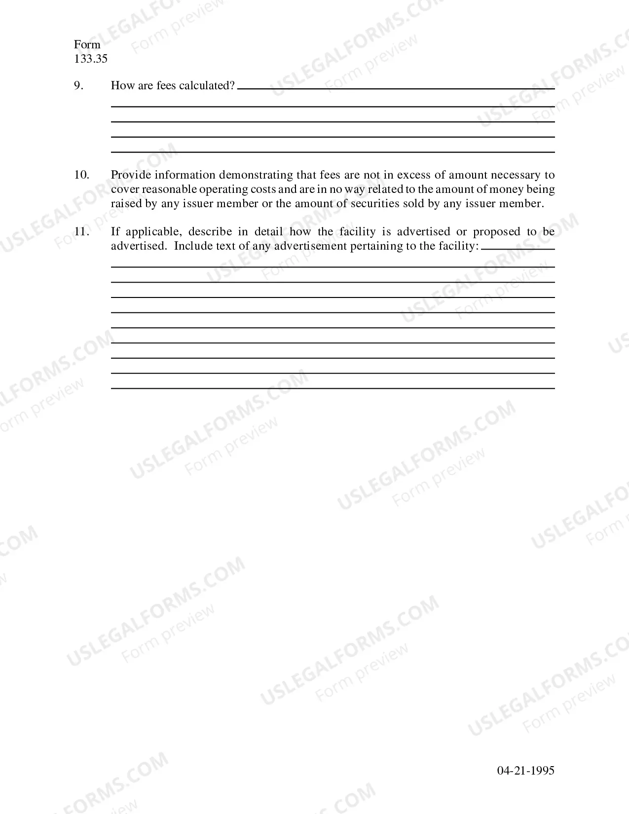 Preview Application For Designation As Matching Services Under 109.15