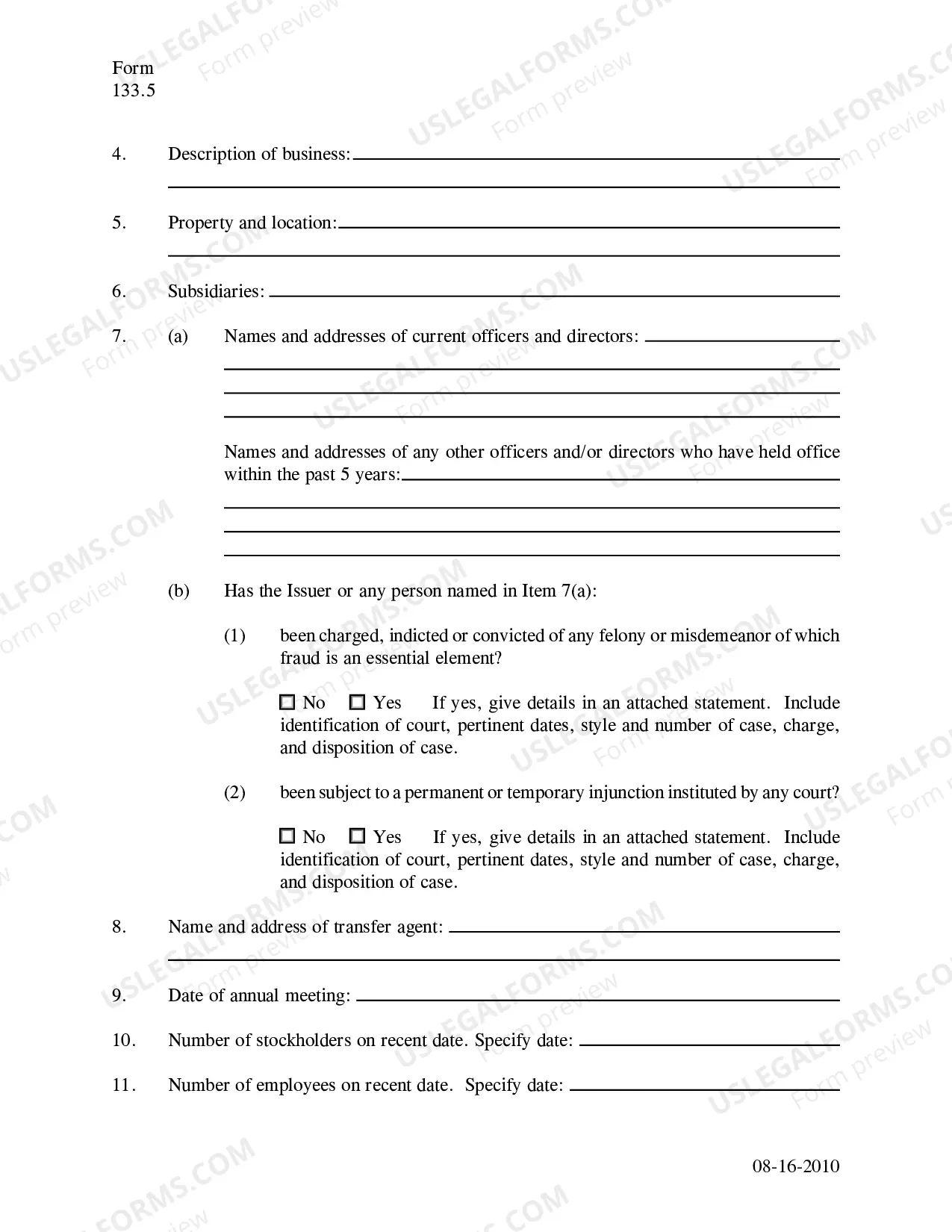 Preview Secondary Trading Exemption Noitce