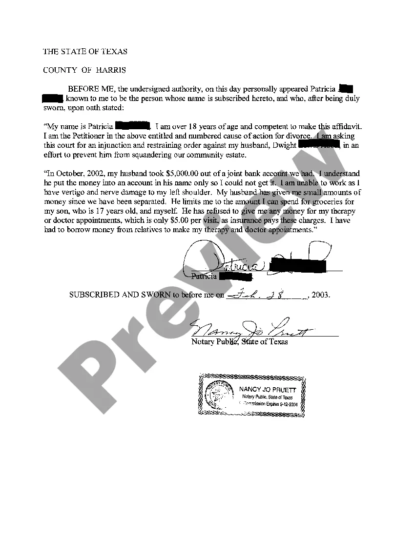 Preview A02 Original Counter Petition for Divorce