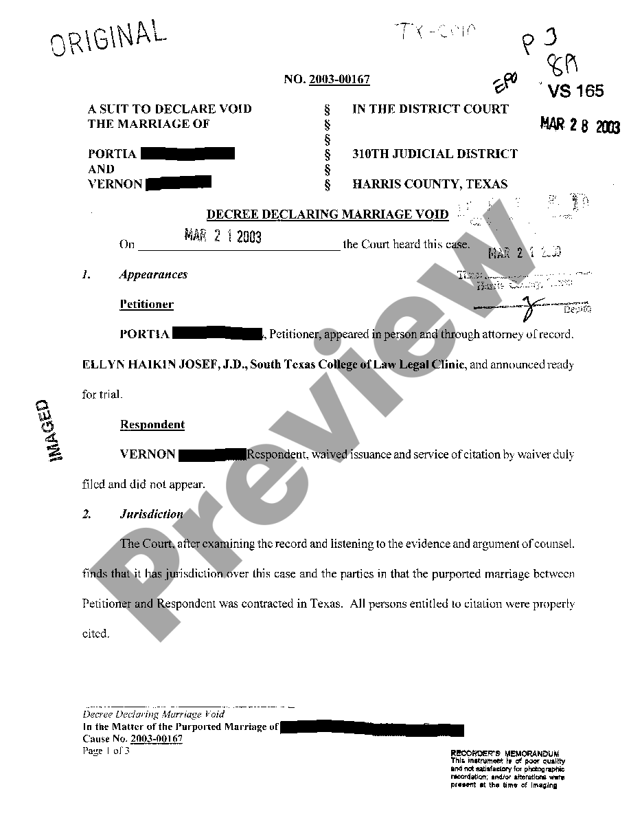 harris-texas-decree-declaring-marriage-void-us-legal-forms