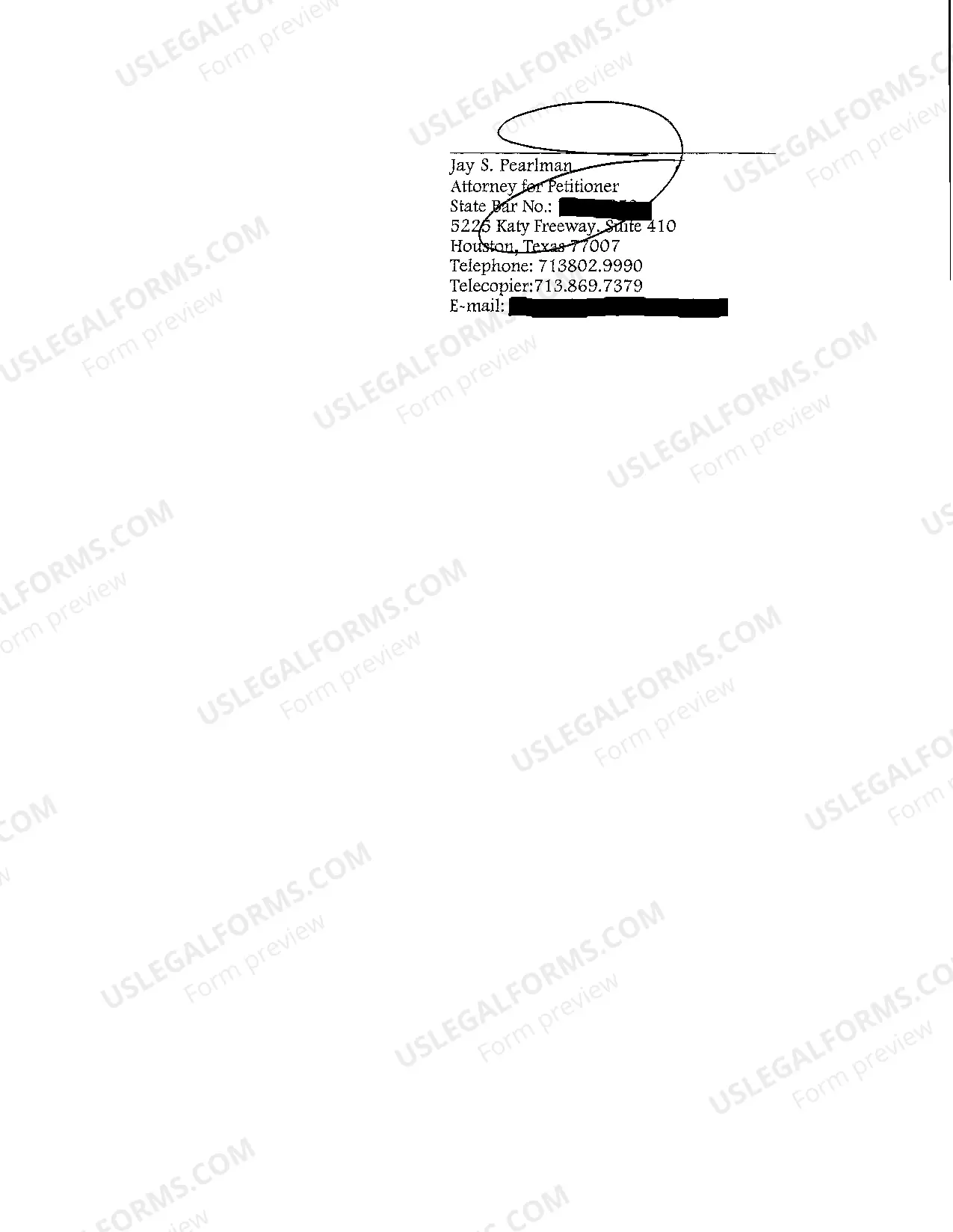 Preview A01 Respondent's Answer to Suit Affecting Parent / Child Relationship