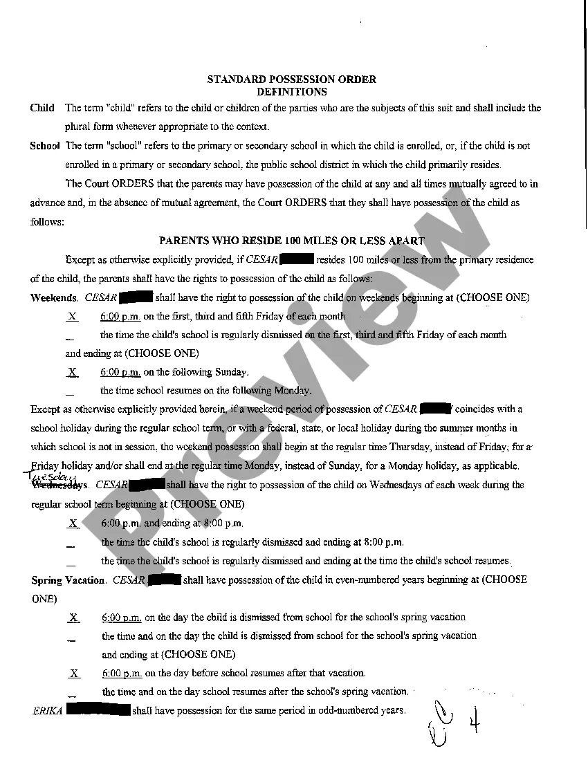 Get A02 Order in Suit Affecting the Parent / Child Relationship Preview A02 Order in Suit Affecting the Parent / Child Relationship